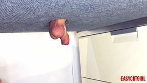 Mistress shaves her slave's hairy balls