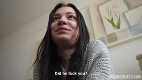 Czech beauty Veronika gets nailed on the streets for everyone to see