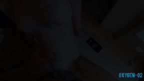 The bitch from the next room wanted my dick. I cum on her ass.