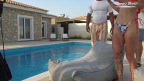 behind the scenes of poolside desire – caroline de jaie
