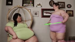 SSBBW Hula Hooping (Bri Gets Stuck)