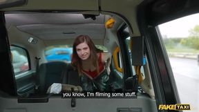 Horny Encounter in a Taxi: Rough Car Sex with Cowgirl Riding and Intense Doggystyle Action