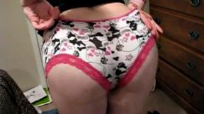 Rebel Flashing pussy and Wearing Panties