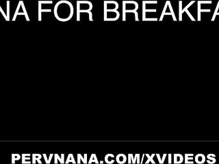 Redhead stepgrandma fucked from behind and blasted with cum