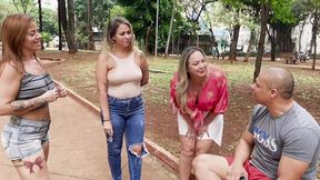 brincadeira do brilhete misterioso na praca