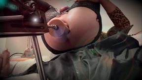 Jetthoover Jett Hoover machine fucked with fists and huge dildos and pisses and cums in mouth