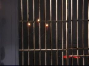 Brunette dominatrix punishes blond