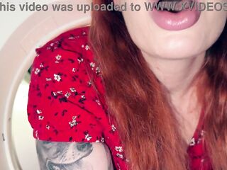 Step Son Fucks Step Mama Stuck in Washer - Hot Creampie Finish