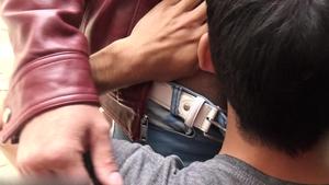 Latin Leche: Bouncer's Fat Cock Licked Clean