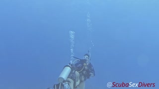 We take her bikini bottom off for some fun at the bottom of the sea!
