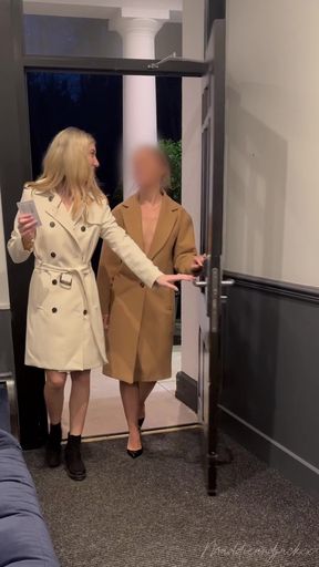 Lesbian blondes share their onlyfans content