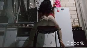 Muffled Farts on chair wearing Jeans