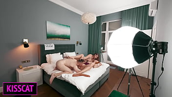 S6E1 BTS Pt2: Cherry Candle in Swinger 3some with Kisscat &amp_ Mr.cat &mdash_ FFM Fuck!