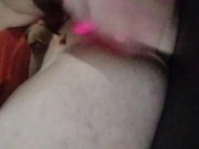 Tucked n taped tease with new toy