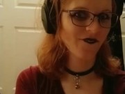 Redhead Tgirl Pandora Practices her Oral Skills