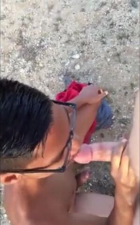 Sucking Dick on the Beach