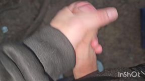 Estava na trilha parado batendo uma punheta, chegou um cara me colocou para mamar at&eacute_ gozar depois foi embora sem.olhar para traz.