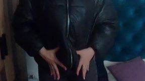 MILFy Calla takes a facial on her new puffy down jacket