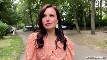 Fucking French beauty ravaged hard in camper trailer park - Clemence Audiard