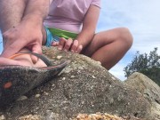 I am a grower not a shower! - let’s see if I can catch me a foot slave - Manlyfoot roadtrip