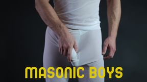 MasonicBoys - Felix Kamp oversees Dylan Tides enduring the Atonement bench