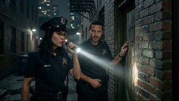 POLICE CASE: My female police partner invites me to have sex (AI-generated video)