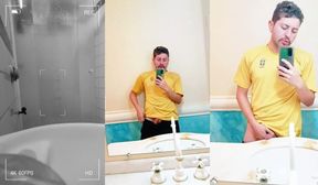 Church Bathroom Sin Condon Exhibitionist Big Dick Brazilian Twink Got Horny