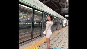 Asian Teen Takes on a Stranger in Public