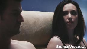 ”Beautiful Casey Calvert moaned hard in a muff licking & banging session with m”