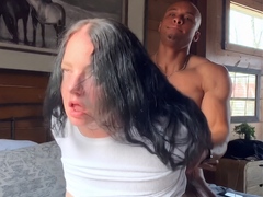 Lillianette Sucking Dick In The Backyard And Fucked
