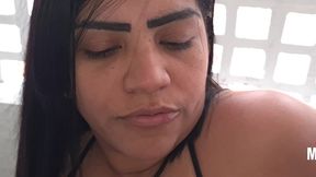 safada colocou mini saia para lavar roupa, nao resisti tive que rola e encher sua buceta de porra na lavanderia - nicoly mattos - lukas zaad