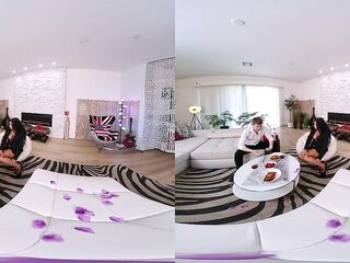 Celebrating Valentines with Large Jock Ts Latin babe Eva Maxim