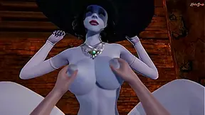 Intimate POV Encounter with Lady Dimitrescu in Dark Dungeon – Resident Evil Lust