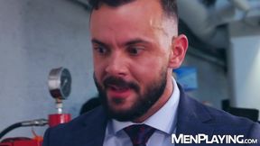 Dominant executive Sir Peter teaches Diego Reyes important lessons