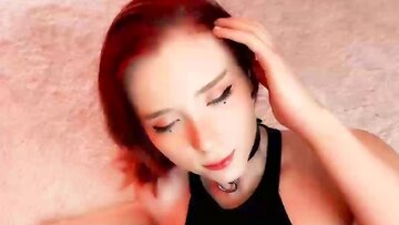 Redhead Girl Deeply Blows and Lusty