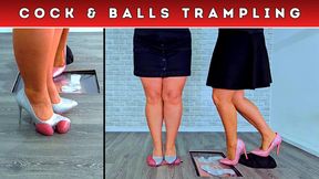 Miss Lucy's Trample Therapy! (234) - Split Cam - Cock & Balls Trampling CBT Heels