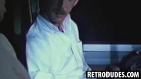 RetroDudes.com - Muscled Rory takes a hard throat fucking from Richard West