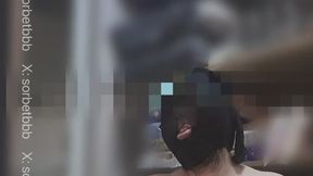 Chubby Fetish Asian perform strip dance and licking non-stop