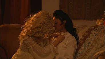 PillowGirls - Stunning blonde and brunette doing a lesbo wild-west cosplay