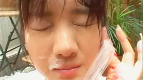 Asian Doll Takes Cum Facial - Naughty Pleasure Unleashed