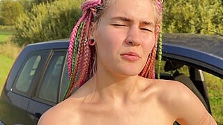 Cheated with a hottie. Fellow traveler fucked the driver and demanded more, sucking his big cock