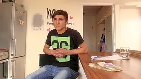 Desperate Czech Cutie Pays Off Debt with Big Dick Stud