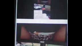 Johna rubbing her pussy