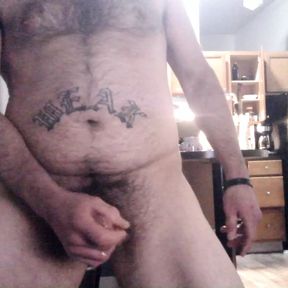 Hairy Italian Hunk Daddy Style cum