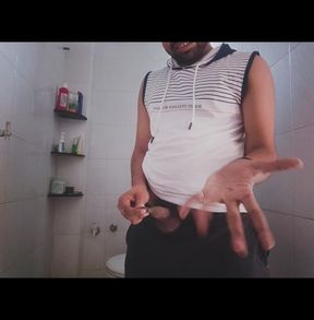 Watching fucking hard porn at home alone and then peeing long