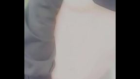 REAL teen amateur Hanna Drowzee sexy masturbating and flashing IN PUBLIC! Random stranger WALKS IN on the end!