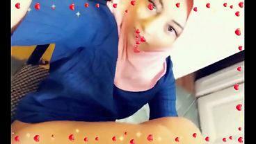 Muslim woman fucked with 2 step-brothers