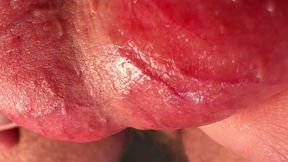 Close-up Testicles Massaging Until Big Cumshot