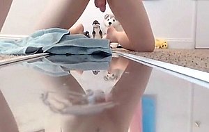 Shiri allwood's vibrator ride ends in horny girlcum!