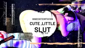 Tiny, cute, and tied-up teen begs for a release in extreme BDSM scene